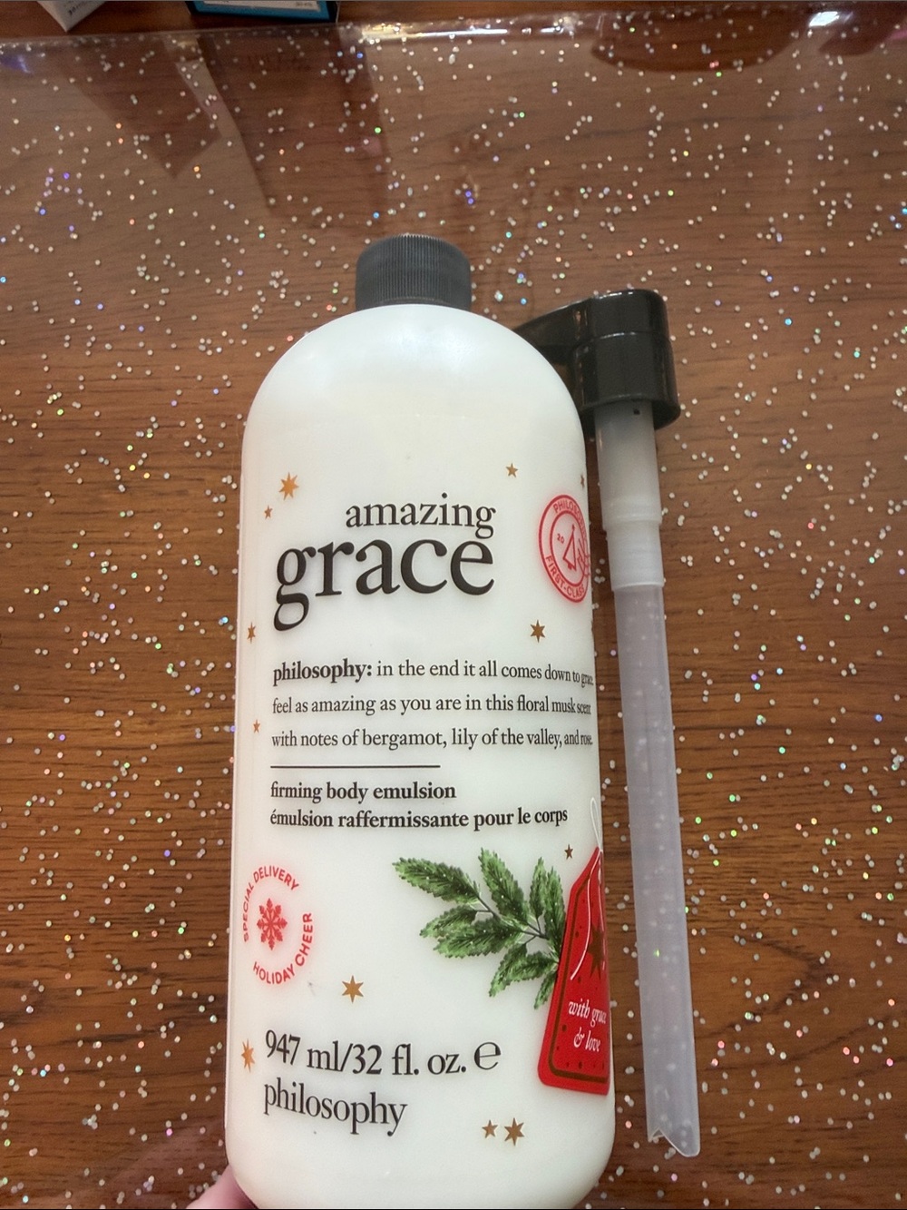 Philosophy Amazing Grace Firming Body Emulsion - White Bottle with Black Pump